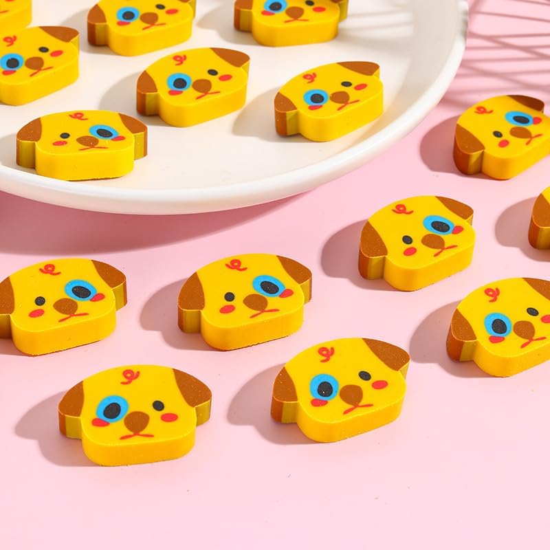 Kleeblatt Mini Dog Erasers for Kids Bulk, 50 PCS Cute Fun Desk Pets for Kids Classroom, Treasure Box Prizes,Party Favors for Kids Goodie Bags, Back to School Gifts for Students - Image 5